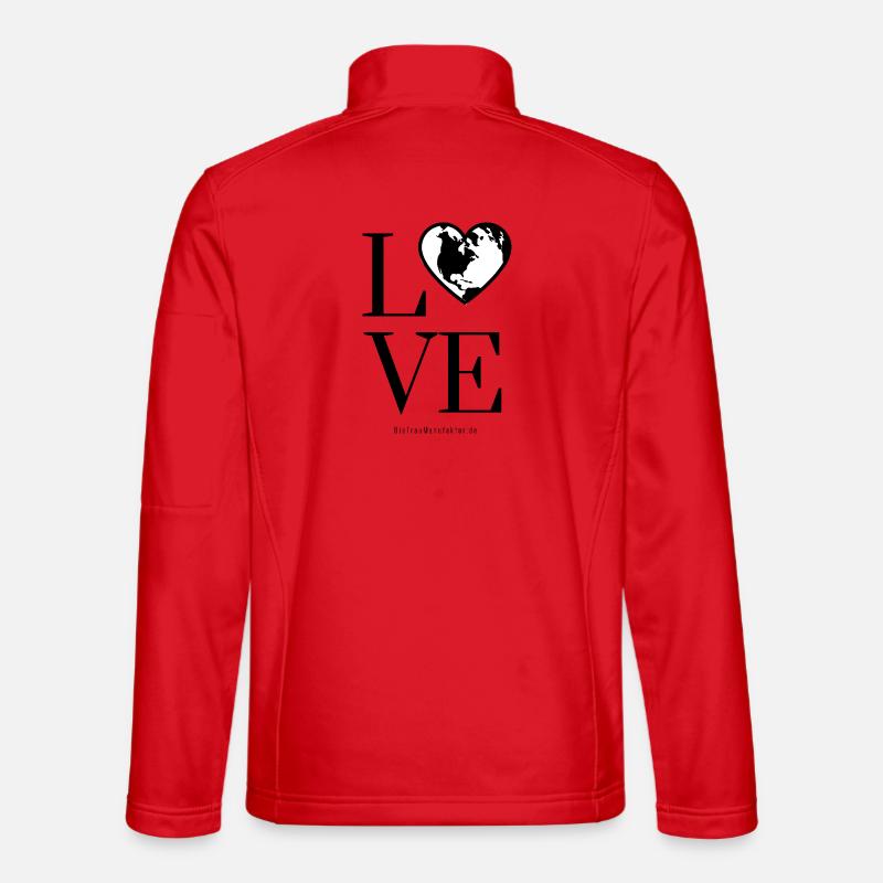 LOVE inside I Da ist Liebe drinnen. PowerStatement Unisex Softshelljacke