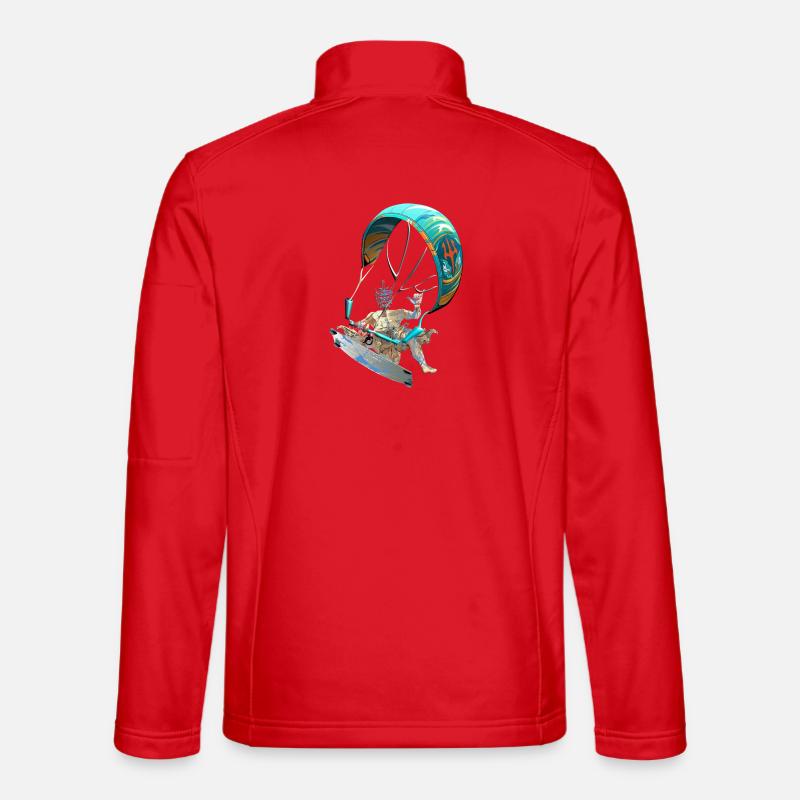 Fantasy Kiter Mystic - Unisex Softshelljacke - Rot
