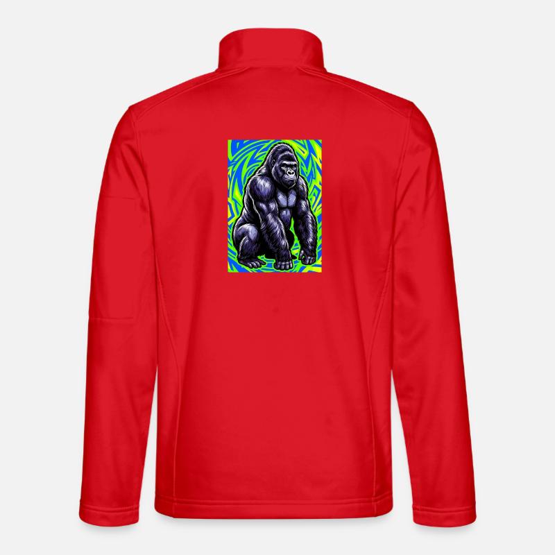Gorilla - Unisex Softshelljacke - Rot