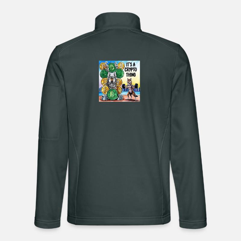 Le Crypto Wolf et le Fox Power Veste en tissu softshell Unisexe