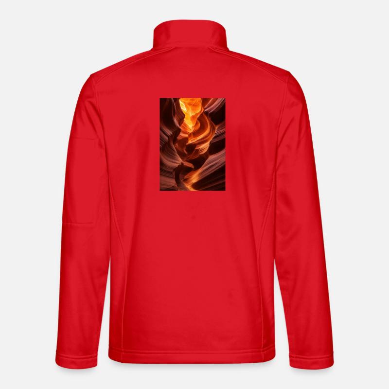 Orange Gap Light - Unisex Softshell Jacket - red