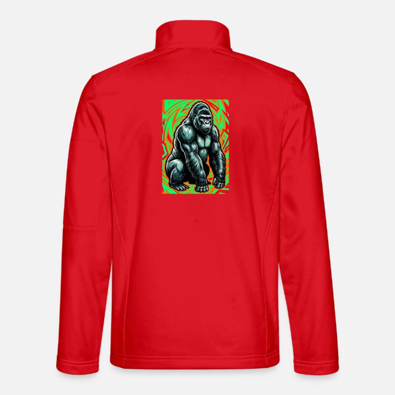 Gorilla - Unisex Softshelljacke - Rot