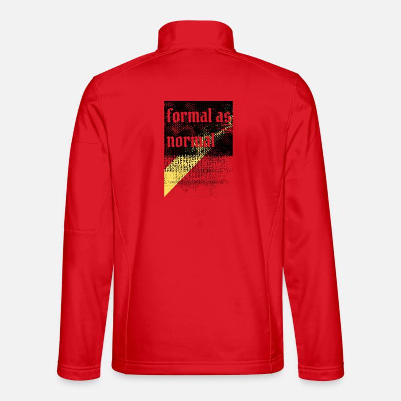 Design ironique antiformel et grunge Veste en tissu softshell Unisexe