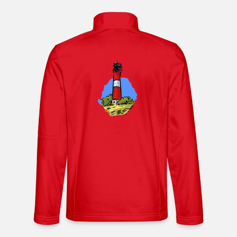 Lighthouse Hörnum Sylt - Unisex Softshell Jacket - red
