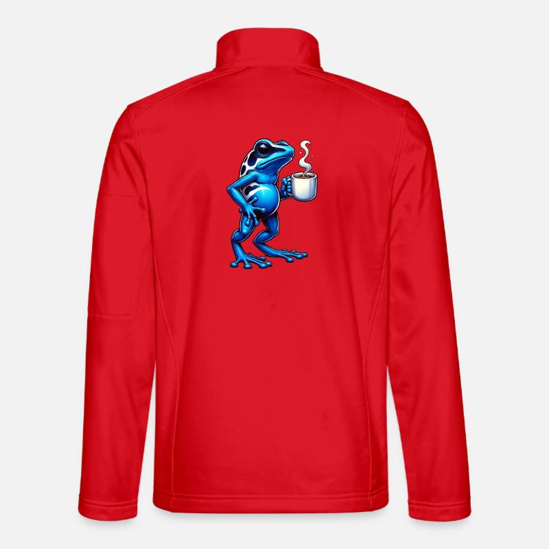 Poison Frog Coffee - Unisex Softshell Jacket - red