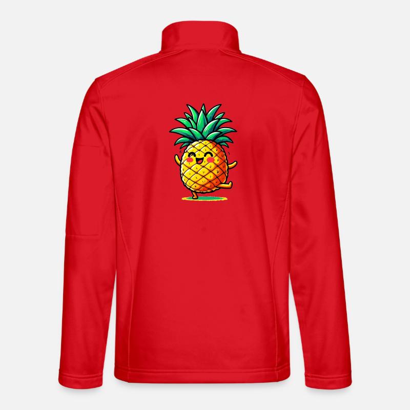 Ananas - Unisex Softshelljacke - Rot