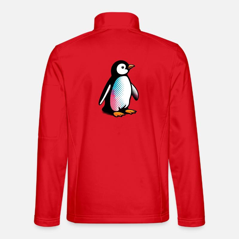 Penguin - Unisex Softshell Jacket - red
