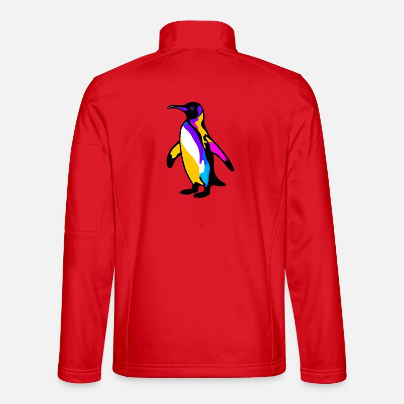 Penguin - Unisex Softshell Jacket - red