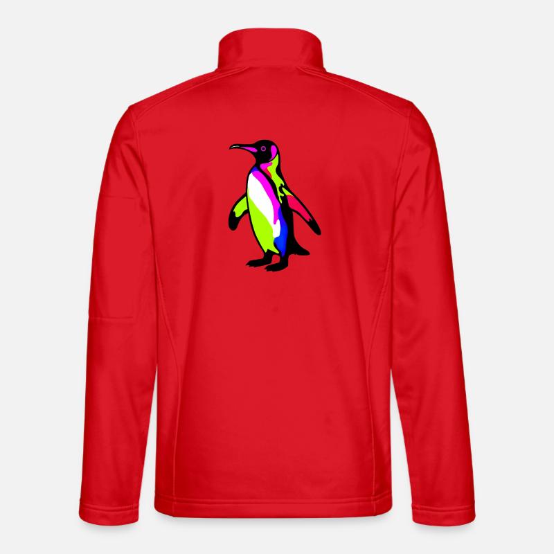 Penguin - Unisex Softshell Jacket - red