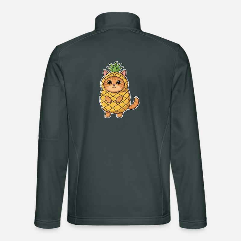 Ananas-Katze Unisex Softshelljacke