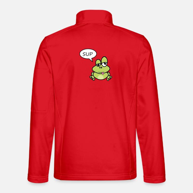 Little frog says sup Unisex Softshell Jacket
