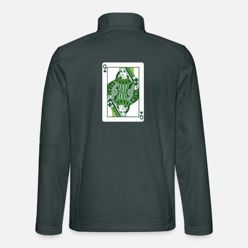 Reine du Trèfle St Patrick’s Irish Veste en tissu softshell Unisexe