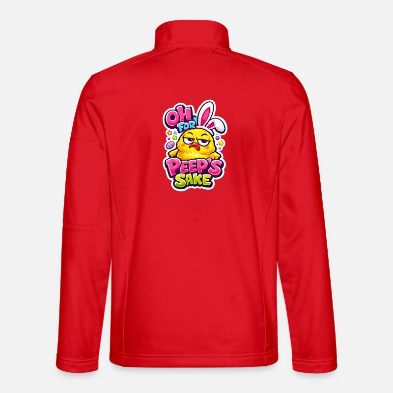 Joyeux Millésime de Pâques - Veste en tissu softshell Unisexe - rouge