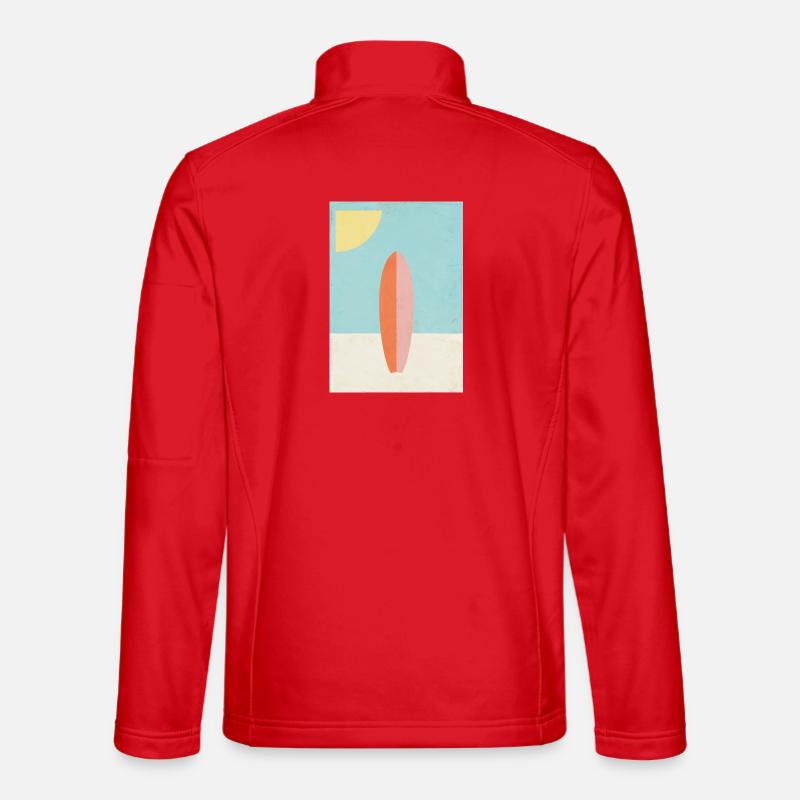 Brandung - Unisex Softshelljacke - Rot