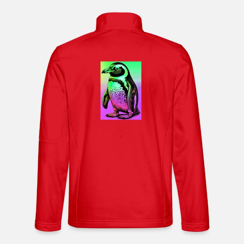 Pinguin - Unisex Softshelljacke - Rot