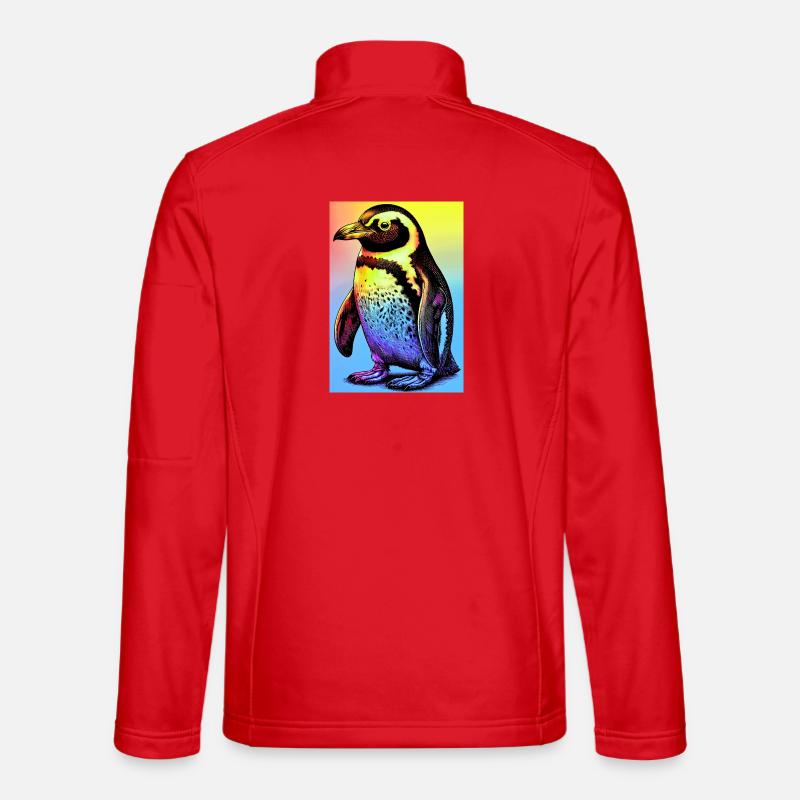 penguin - Unisex Softshell Jacket - red