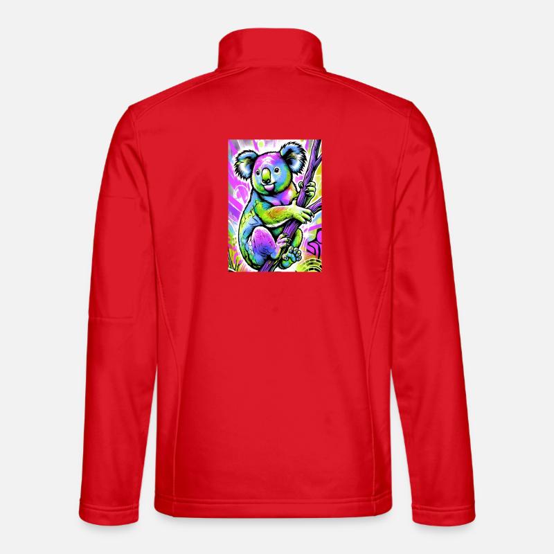 Koala - Unisex Softshelljacke - Rot