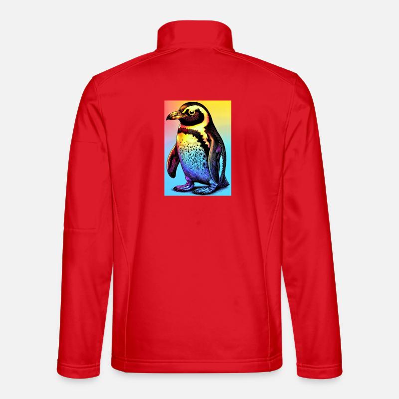 Pinguin - Unisex Softshelljacke - Rot