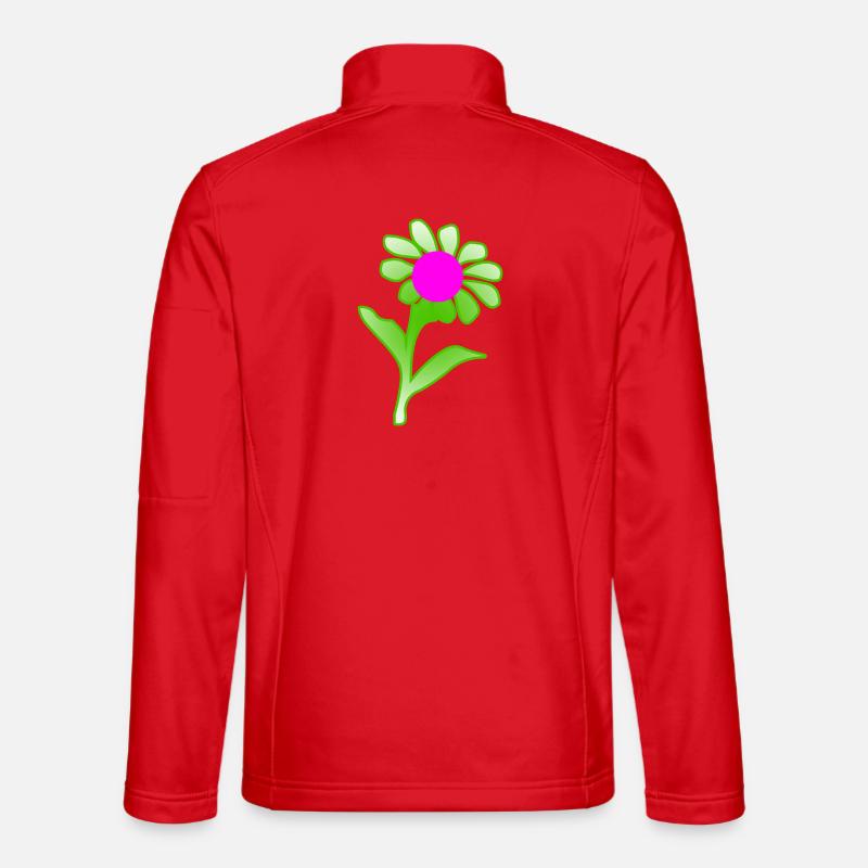 Blumen Unisex Softshelljacke