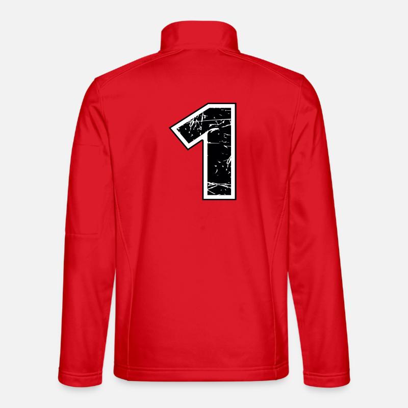 1 - Unisex Softshell Jacket - red