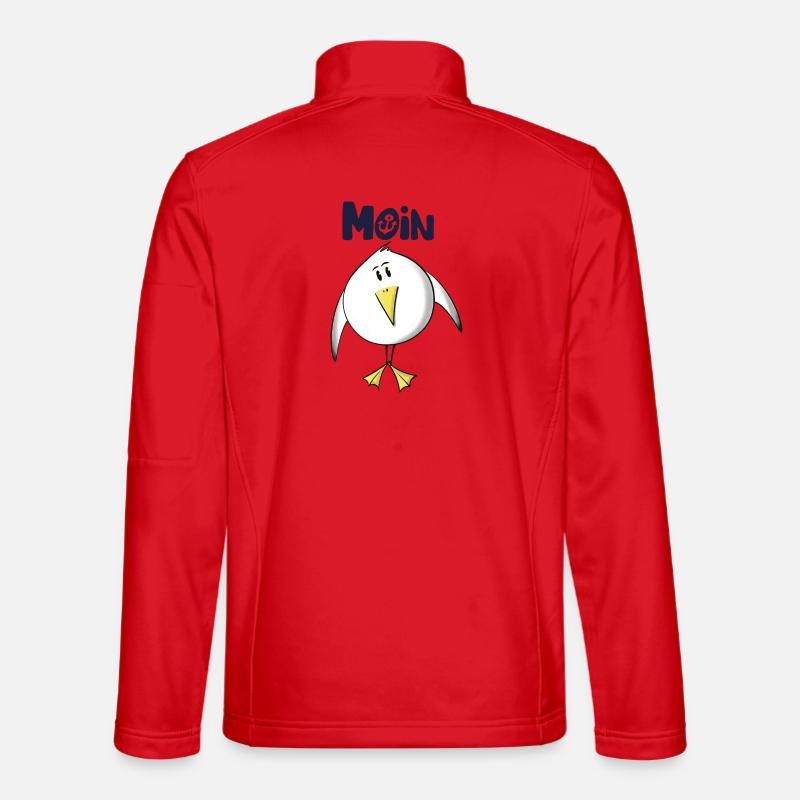 Möwe Moin Anker - Unisex Softshelljacke - Rot