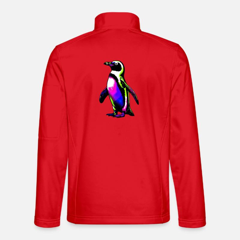 Penguin - Unisex Softshell Jacket - red