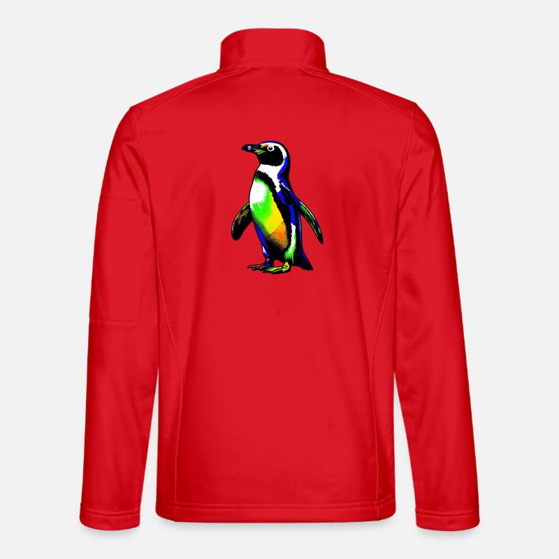 Pingouin - Veste en tissu softshell Unisexe - rouge