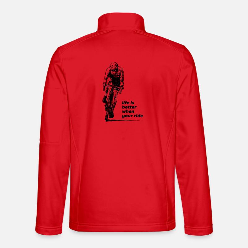 Ride On - Unisex Softshell Jacket - red
