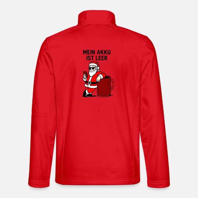 Weihnachts Akku Ausfall Unisex Softshelljacke