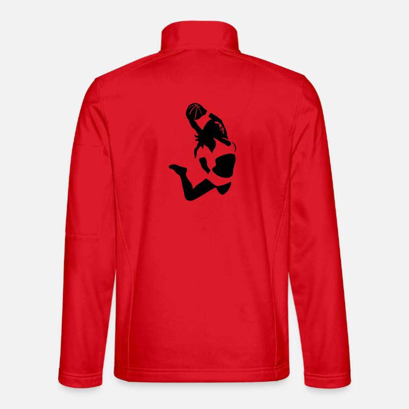 Basketball girl - Unisex Softshelljacke - Rot