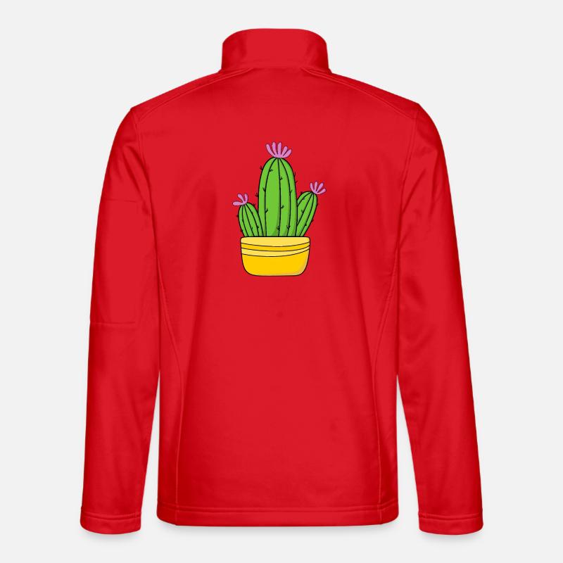 Cactus - Unisex Softshell Jacket - red