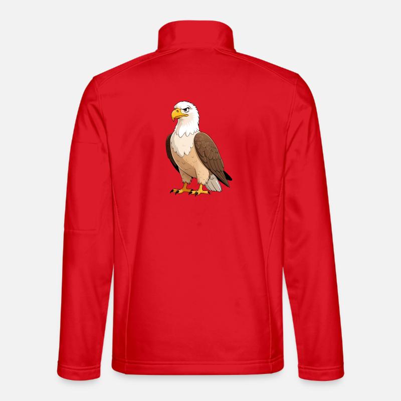Imperial Eagle Portrait Unisex Softshell Jacket