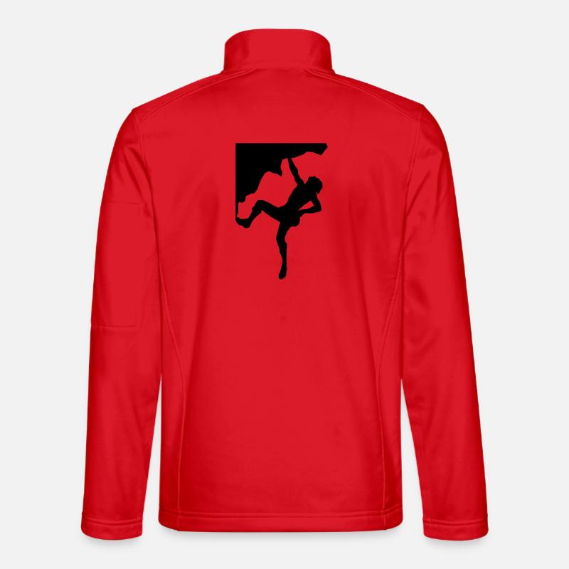 Kletterer Übergang - Unisex Softshelljacke - Rot