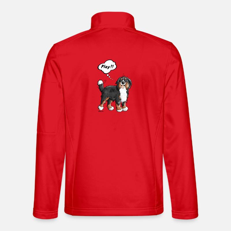 Play Bouvier bernois Veste en tissu softshell Unisexe