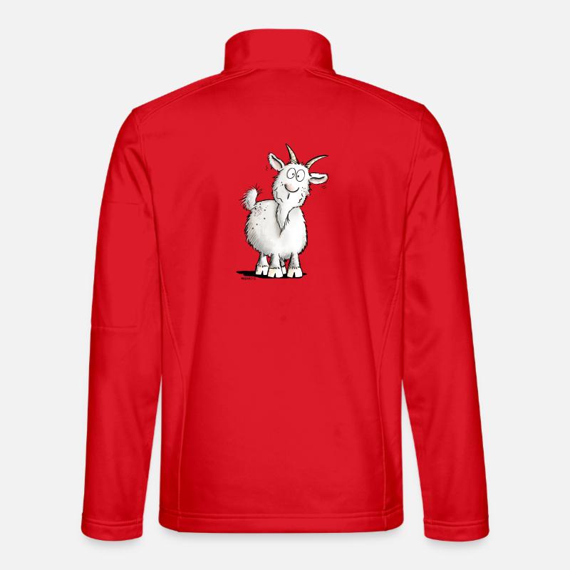 Ziegen Bock I Ziege I Nö Statement Unisex Softshelljacke