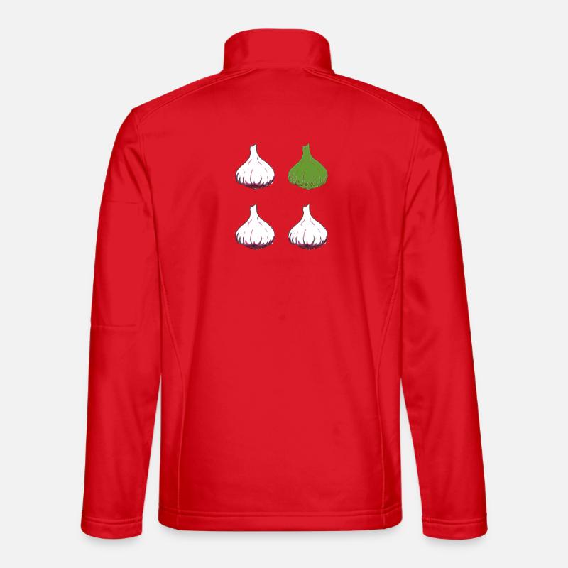 knoblauch 4er - Unisex Softshelljacke - Rot