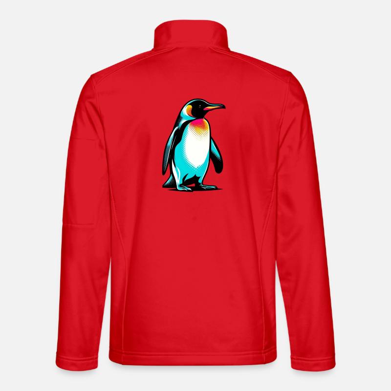 Penguin - Unisex Softshell Jacket - red