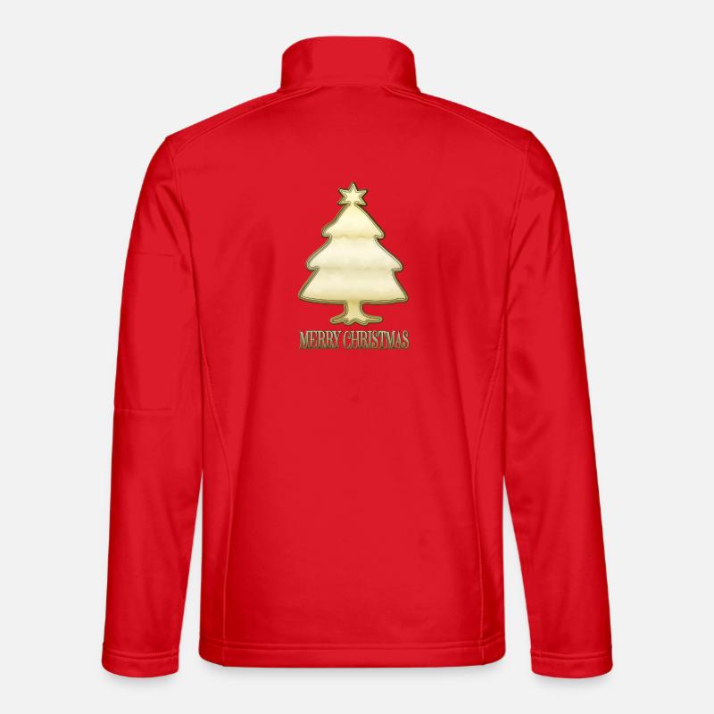 Fir tree - Unisex Softshell Jacket - red