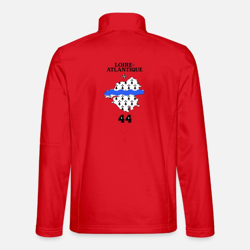 Loire Atlantique 44 - Unisex Softshell Jacket - red