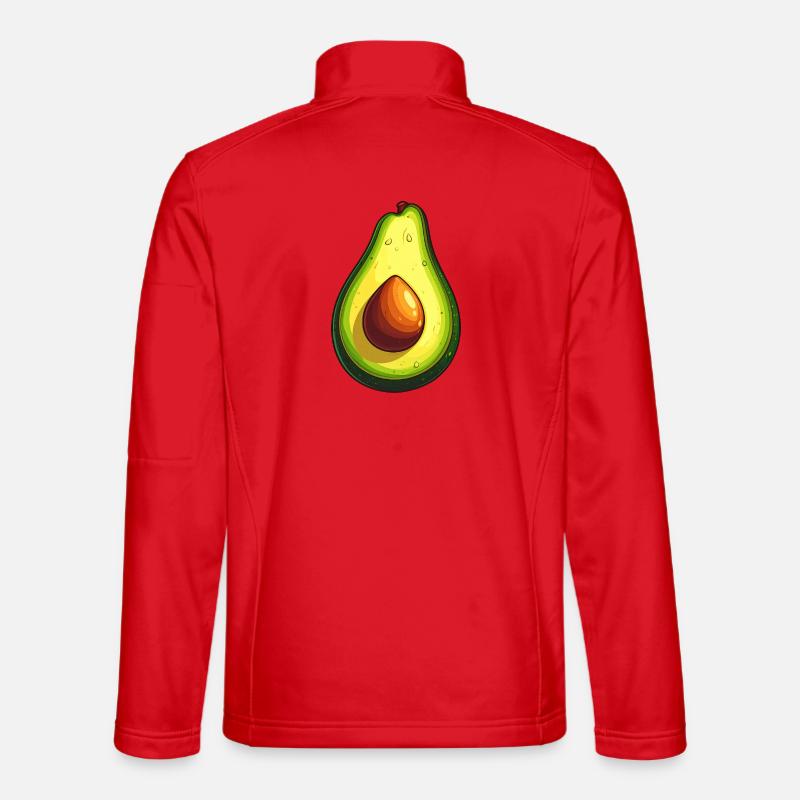 Avocado - Unisex Softshell Jacket - red