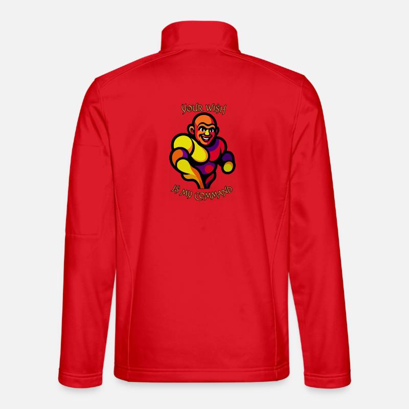 Dschinn aus der Flasche - Unisex Softshelljacke - Rot