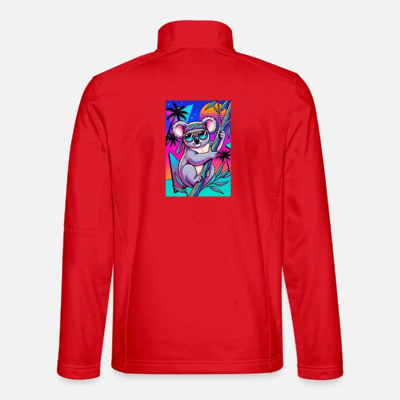 Koala - Unisex Softshelljacke - Rot