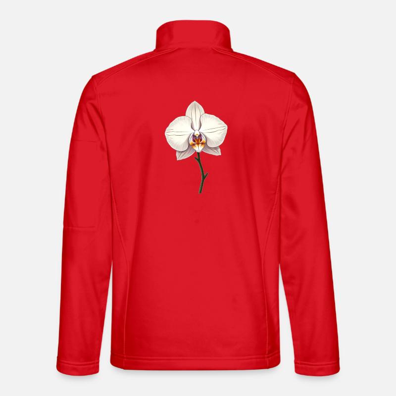 White orchid - Unisex Softshell Jacket - red
