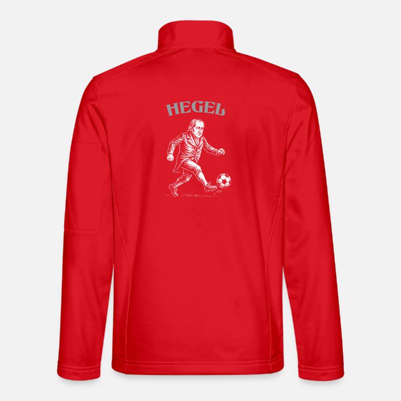 Hegel Kickoff Philosophy - Unisex Softshell Jacket - red