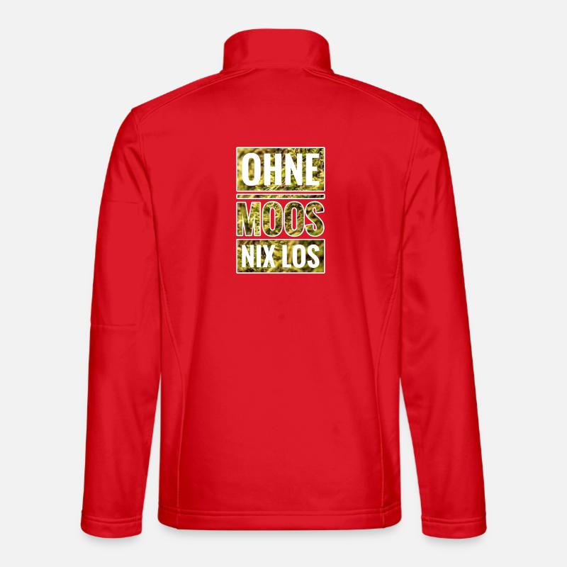 Ohne Moos Nix Los - Unisex Softshelljacke - Rot