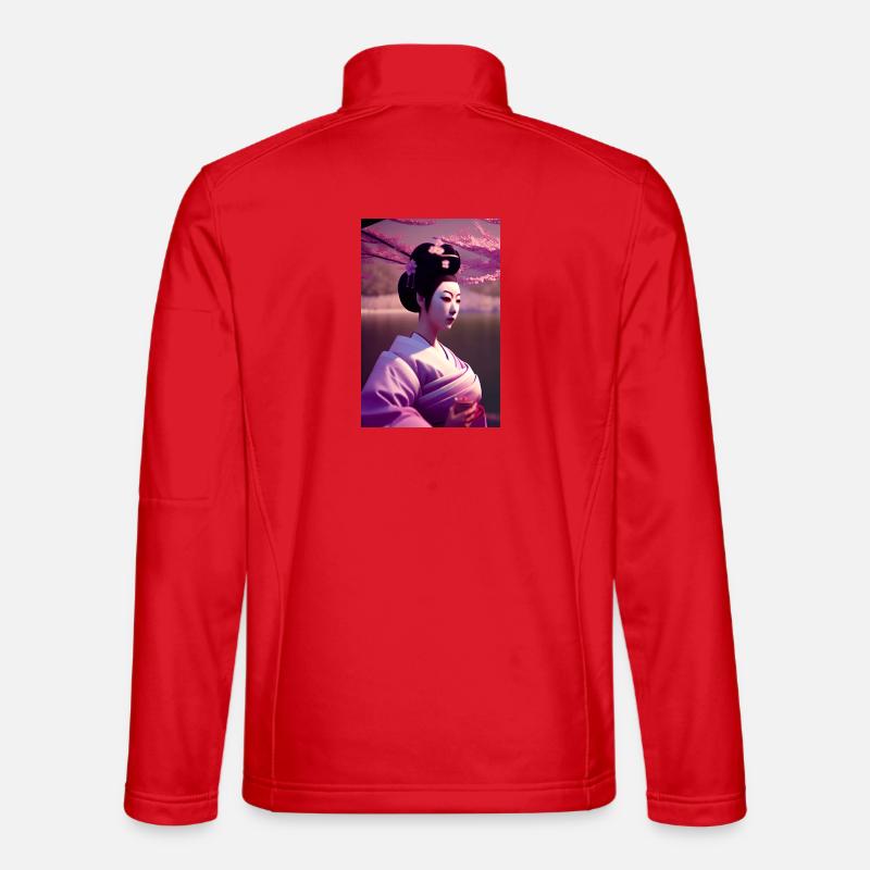 Geisha 1 - Unisex Softshelljacke - Rot