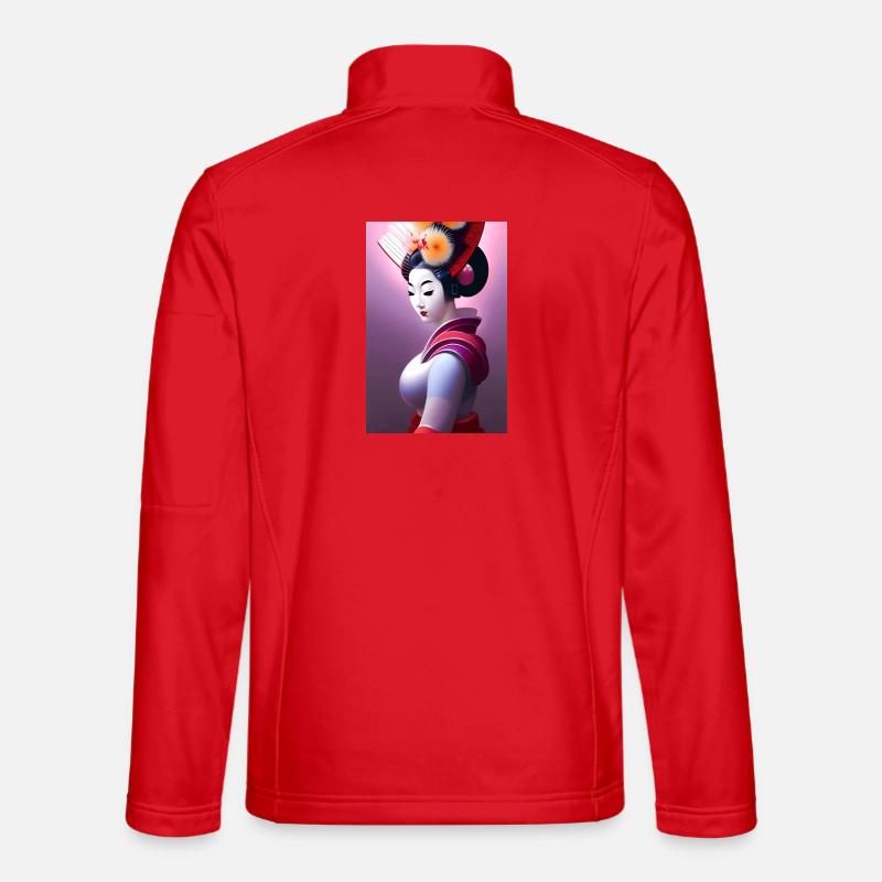 Geisha 9 - Unisex Softshell Jacket - red