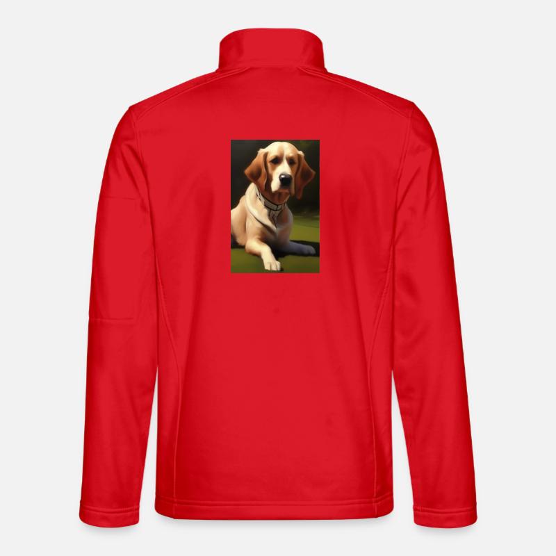 Hunde Bild Unisex Softshelljacke