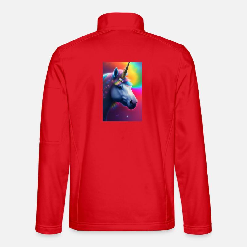 Unicorn - Unisex Softshell Jacket - red