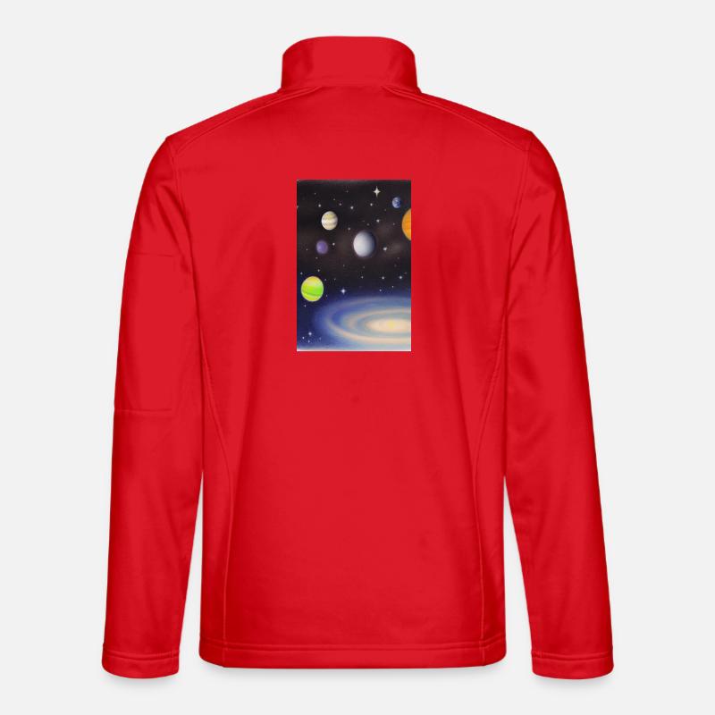 Space and planets Unisex Softshell Jacket
